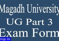 Magadh University Part 3 Exam Form Date 2021