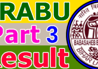 BRABU UG Part 3 Result 2023