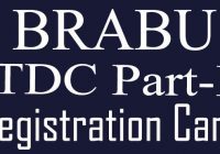BRABU Part 1 Registration Card 2021