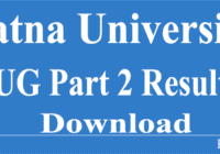 Patna University Part 2 Result 2022