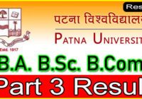 Patna University Part 3 Result 2023