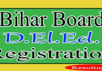 Bihar Board DElEd Registration 2023
