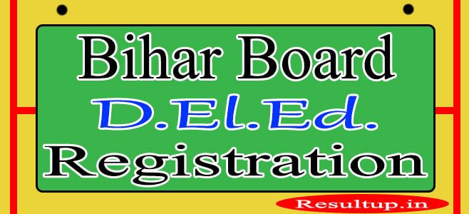 Bihar DElEd Registration Form 2024
