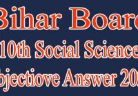BSEB 10th Social Science Answer 2020