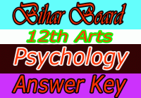 bihar board 12th psychology answer