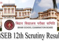 Bihar Board 12th Scrutiny Result 2023