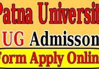 Patna University UG Admission 2023-27