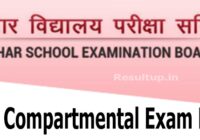 Bihar Board 12th Compartmental Cum Special Exam Form 2021-23