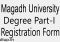 Magadh University Part 1 Registration 2023