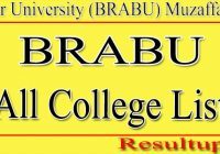 BRABU College list