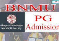 BNMU PG Admission Online Apply 2023