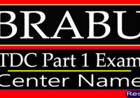 BRABU Part 1 Exam Centre 2023