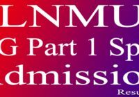 LNMU UG Spot Admission 2023-27