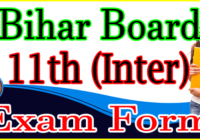 Bihar Board 11th Exam Form 2022