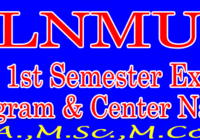 LNMU PG 1st Semester Exam Date Sheet 2023