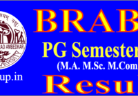 BRABU PG 1st Semester Result 2024